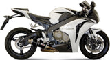 Terminale Di Scarico Con Omologazione Suono Gp Inox Nero - Mivv Compatibile Con Honda Cbr 1000 Rr (2008-2013)