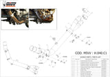Tubo Di Raccordo Non Catalizzato - Mivv Compatibile Con Honda Xlv 700 Transalp (2008-2013)