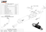 Exhaust Tip With Noise Certification Gp Carbon - Mivv Compatible With Honda Cb 500 F (2013-2015)