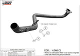 Tubo Di Raccordo Non Catalizzato - Mivv Compatibile Con Honda X-Adv 750 (2017-2024)