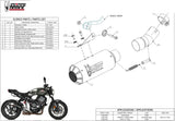 Terminale Di Scarico Con Omologazione Suono Mk3 Carbonio - Mivv Compatibile Con Honda Cb 1000 R (2018-2024)