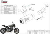 Exhaust Tip With Noise Certification Mk3 Stainless Steel - Mivv Compatible With Honda Cb 1000 R (2018-2024)