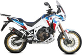 Terminale Di Scarico Con Omologazione Suono Dakar Inox Nero - Mivv Compatibile Con Honda Crf 1100 L Africa Twin (2020-2023)