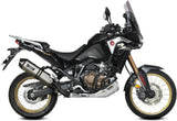 Terminale Di Scarico Con Omologazione Suono Speed Edge Inox Carbonio - Mivv Compatibile Con Honda Crf 1100 L Africa Twin (2020-2023)