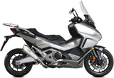 Terminale Di Scarico Con Omologazione Suono Delta Race Inox Carbonio - Mivv Compatibile Con Honda Forza 750 (2021-2024)