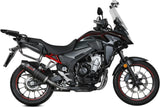 Terminale Di Scarico Con Omologazione Suono Oval Carbonio Carbonio - Mivv Compatibile Con Honda Cb 500 X (2021-2024)