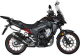 Exhaust Tip With Noise Certification Delta Race Steel Black Carbon - Mivv Compatible With Honda Cb 500 X (2021-2024)