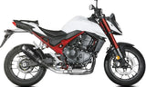Impianto Di Scarico Completo Non Catalizzato E Con Omologazione Suono Gppro Carbonio - Mivv Compatibile Con Honda Cb 750 Hornet (2023-2024)