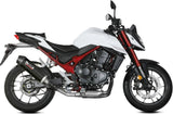 Terminale Di Scarico Con Omologazione Suono Oval Carbonio Carbonio - Mivv Compatibile Con Honda Cb 750 Hornet (2023-2024)