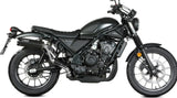 Terminale Di Scarico Con Omologazione Suono Hr-1 Inox Nero - Mivv Compatibile Con Honda Cl 500 (2023-2024)