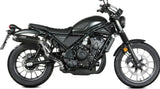 Terminale Di Scarico Con Omologazione Suono Hr-1 Inox Nero Carbonio - Mivv Compatibile Con Honda Cl 500 (2023-2024)