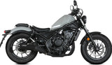 Terminale Di Scarico Con Omologazione Suono Hr-1 Inox Nero - Mivv Compatibile Con Honda Cmx 500 Rebel (2022-2024)