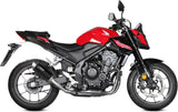 Terminale Di Scarico Con Omologazione Suono Gppro Inox Nero - Mivv Compatibile Con Honda Cbr 500 R (2024)