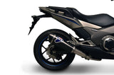 Exhaust Tip With Noise Certification Conical Carbon Carbon Cap - Termignoni Compatible With Honda Nc 750 S - X - D (2012-2018)