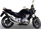 Terminale Di Scarico Con Omologazione Suono Furore Alluminio Nero - Gpr Compatibile Con Honda Cbf 500 (2004-2007)