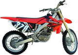 Doppio Terminale Di Scarico Con Omologazione Suono Albus Ceramic Alluminio Bianco - Gpr Compatibile Con Honda Crf 250 R (2006-2009)