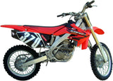 Doppio Terminale Di Scarico Con Omologazione Suono Furore Alluminio Nero - Gpr Compatibile Con Honda Crf 250 R (2006-2009)