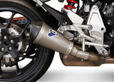 Terminale Di Scarico Senza Omologazione Suono Relevance Titanio Coppa Carbonio - Termignoni Compatibile Con Honda Cb 1000 (2018-2020)