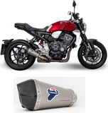 Terminale Di Scarico Senza Omologazione Suono Relevance Titanio Coppa Carbonio - Termignoni Compatibile Con Honda Cb 1000 (2018-2020)