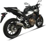 Terminale Di Scarico Senza Omologazione Suono Relevance Titanio Coppa Carbonio - Termignoni Compatibile Con Honda Cbr 500 F - R - X (2019-2020)