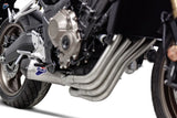 Impianto Di Scarico Completo Senza Omologazione Suono Relevance Titanio Coppa Carbonio - Termignoni Compatibile Con Honda Cb 650 (2018-2020)