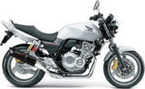 Terminale Di Scarico Con Omologazione Suono Furore Alluminio Nero - Gpr Compatibile Con Honda Cb 400 (2008-2016)