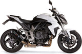 Terminale Di Scarico Con Omologazione Suono Furore Alluminio Nero - Gpr Compatibile Con Honda Cb 1000 R (2008-2014)