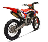Impianto Di Scarico Completo Senza Omologazione Suono Titanio Coppa Carbonio - Termignoni Compatibile Con Honda Crf 250 (2018-2021)