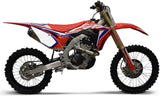 Impianto Di Scarico Completo Senza Omologazione Suono Titanio Coppa Carbonio - Termignoni Compatibile Con Honda Crf 250 (2018-2021)