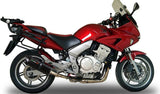 Terminale Di Scarico Con Omologazione Suono Furore Alluminio Nero - Gpr Compatibile Con Honda Cbf 1000 - St (2010-2016)