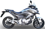 Terminale Di Scarico Con Omologazione Suono Albus Ceramic Alluminio Bianco - Gpr Compatibile Con Honda Nc 700 X - S Dct (2012-2013)