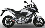 Terminale Di Scarico Con Omologazione Suono Deeptone Acciaio - Gpr Compatibile Con Honda Nc 700 X - S Dct (2012-2013)