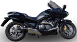 Terminale Di Scarico Con Omologazione Suono Furore Alluminio Nero - Gpr Compatibile Con Honda Dn-01 680 (2008-2010)