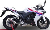Terminale Di Scarico Senza Omologazione Suono Deeptone Acciaio - Gpr Compatibile Con Honda Cbr 500 R (2012-2018)