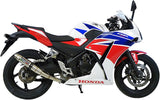 Terminale Di Scarico Senza Omologazione Suono Deeptone Acciaio - Gpr Compatibile Con Honda Cbr 300 R (2014-2016)