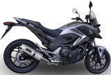 Terminale Di Scarico Con Omologazione Suono Albus Ceramic Alluminio Bianco - Gpr Compatibile Con Honda Nc 750 X - S Dct (2014-2015)