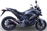 Terminale Di Scarico Con Omologazione Suono Deeptone Acciaio - Gpr Compatibile Con Honda Nc 750 X - S Dct (2014-2015)