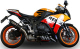 Terminale Di Scarico Senza Omologazione Suono Furore Alluminio Nero - Gpr Compatibile Con Honda Cbr 1000 Rr (2014-2016)