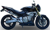 Terminale Di Scarico Con Omologazione Suono Deeptone Acciaio - Gpr Compatibile Con Honda Hornet Cb 600 F (1998-2002)