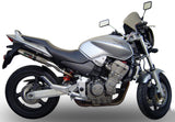 Doppio Terminale Di Scarico Con Omologazione Suono Deeptone Acciaio - Gpr Compatibile Con Honda Cb 900 F (2002-2005)