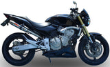 Terminale Di Scarico Con Omologazione Suono Deeptone Acciaio - Gpr Compatibile Con Honda Hornet Cb 600 F (2003-2006)