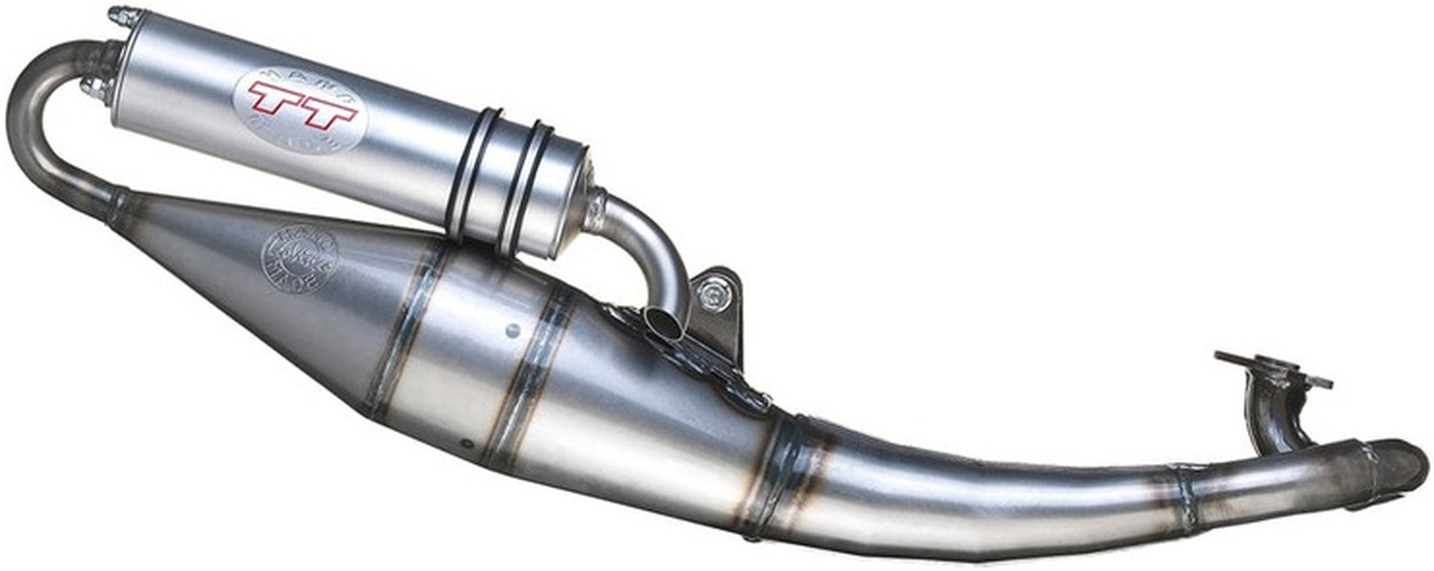 Complete Catalytic Exhaust System With Sound Certification Hand Made Tt Aluminum - Leovince Compatible With Explorer Twister 50 B92