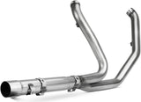 Non-Catalytic Exhaust Manifolds Stainless Steel - Mivv Compatible With Harley-Davidson Road King Classic (2014-2018)