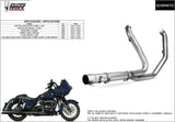 Collettori Di Scarico Non Catalizzato Inox - Mivv Compatibile Con Harley-Davidson Street Special 1690 (2014-2016)