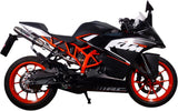 Terminale Di Scarico Senza Omologazione Suono Deeptone Acciaio - Gpr Compatibile Con Ktm Rc 200 (2014-2016)