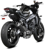 Complete Non-Catalytic Exhaust System With Sound Certification Gppro Steel Black - Mivv Compatible With Yamaha Fz-09 (2025-2026)