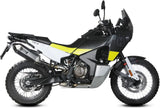Terminale Di Scarico Con Omologazione Suono Speed Edge Inox Nero Carbonio - Mivv Compatibile Con Husqvarna Norden 901 (2022-2024)