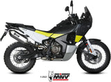 Terminale Di Scarico Con Omologazione Suono Speed Edge Inox Carbonio - Mivv Compatibile Con Husqvarna Norden 901 (2022-2024)