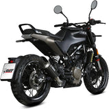 Terminale Di Scarico Non Catalizzato E Senza Omologazione Suono Mk3 Carbonio - Mivv Compatibile Con Husqvarna Vitpilen 401 (2021-2023)