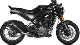 Terminale Di Scarico Con Omologazione Suono Hr-1 Inox Nero - Mivv Compatibile Con Husqvarna Svartpilen 125 (2021-2023)